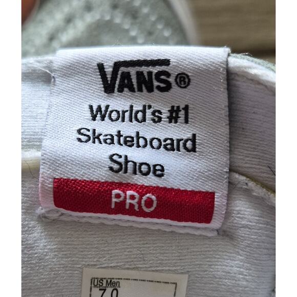 vans worlds #1 pro skateboard shoes Size 7 main image 11